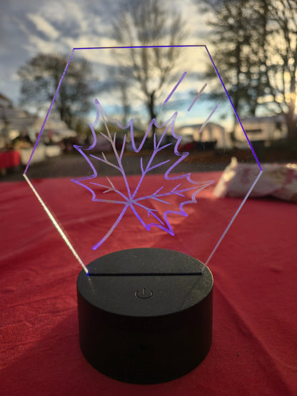 Bordslampa - Höstlöv