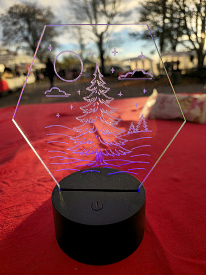 Bordslampa - Julgran