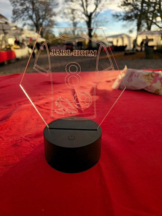 Bordslampa - Personlig Fotbollströja