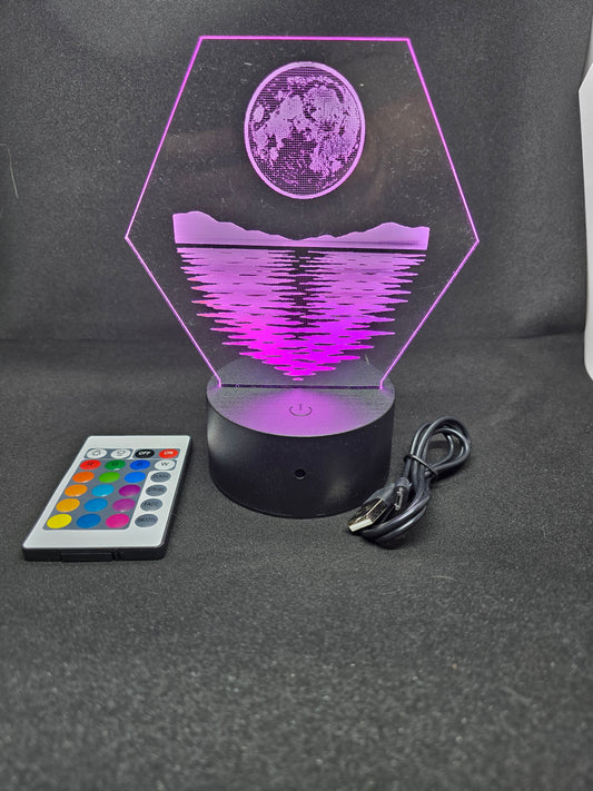 Bordslampa - Månljus