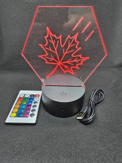 Bordslampa - Höstlöv